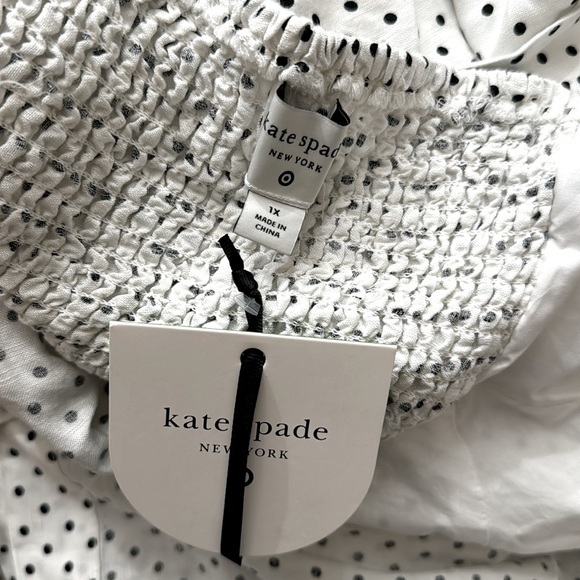 Kate Spade Mini Polka Dot Tie-Waist Midi Dress - kate spade New York  Size 1X - Picture 7 of 11